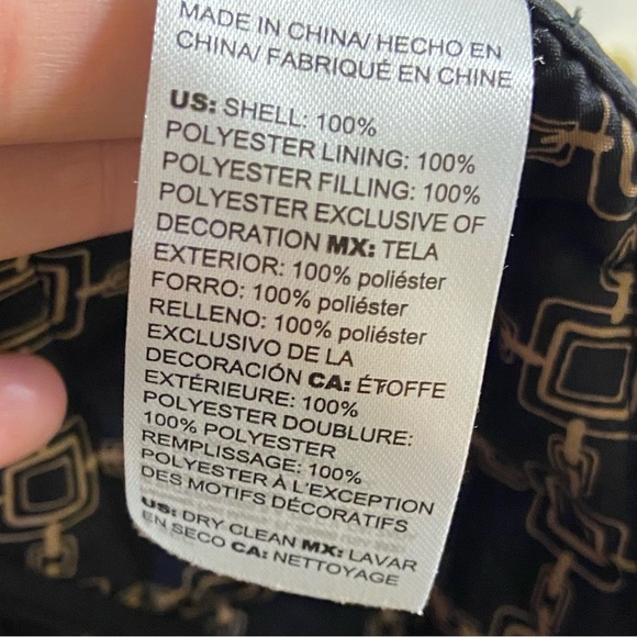 Chico’s black quilted barn chore jacket button front lightweight Medium - Picture 8 of 8